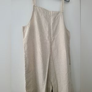 Beige jumpsuit - one size fits all